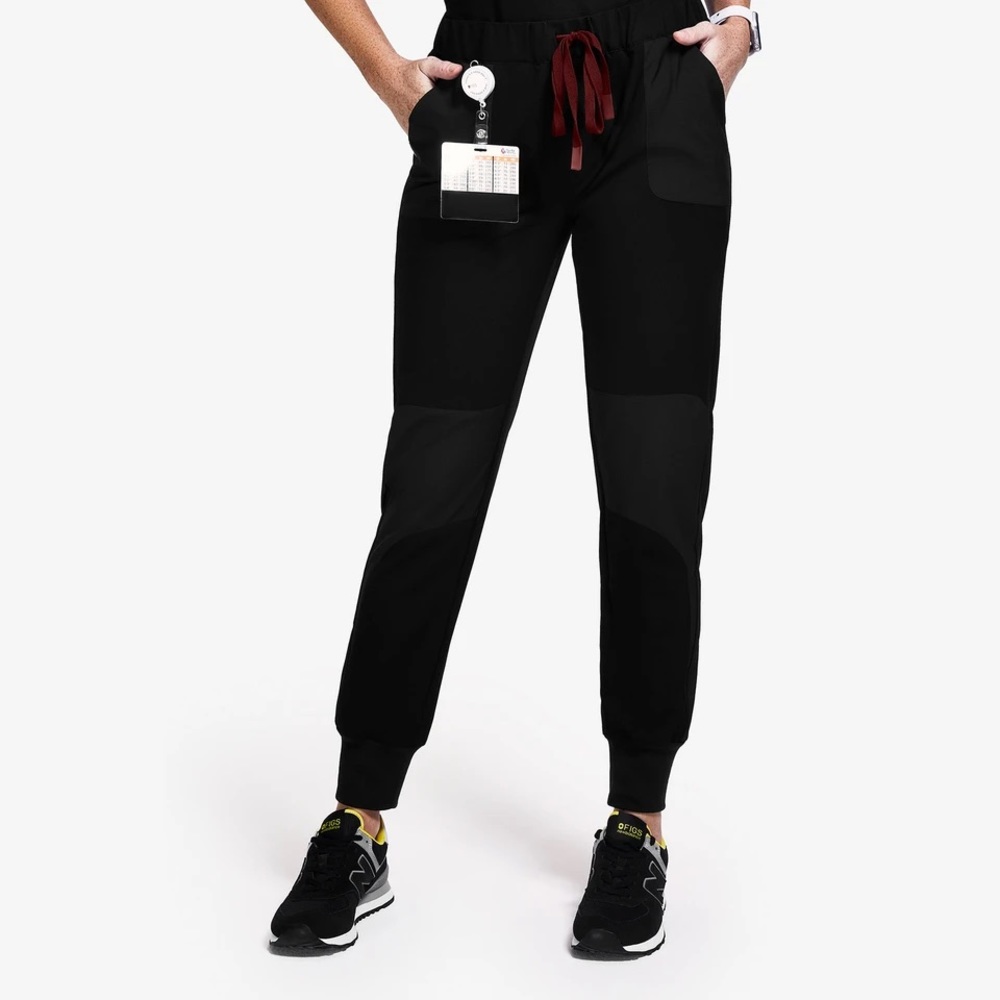 Figs x Disney Black Jogger Scrub Pant